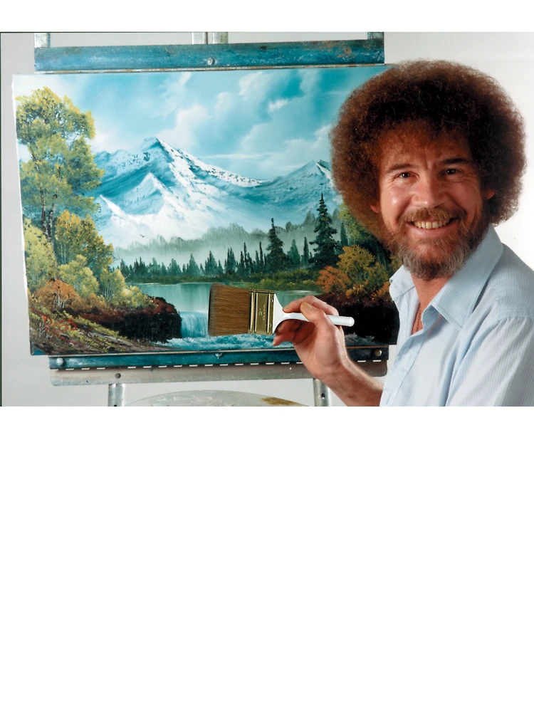 Thumbnail 7 of 7, Oversized T-Shirt, Bob Ross Happy Little Trees #2 designed and sold by Bob Ross Official Merch Shop.