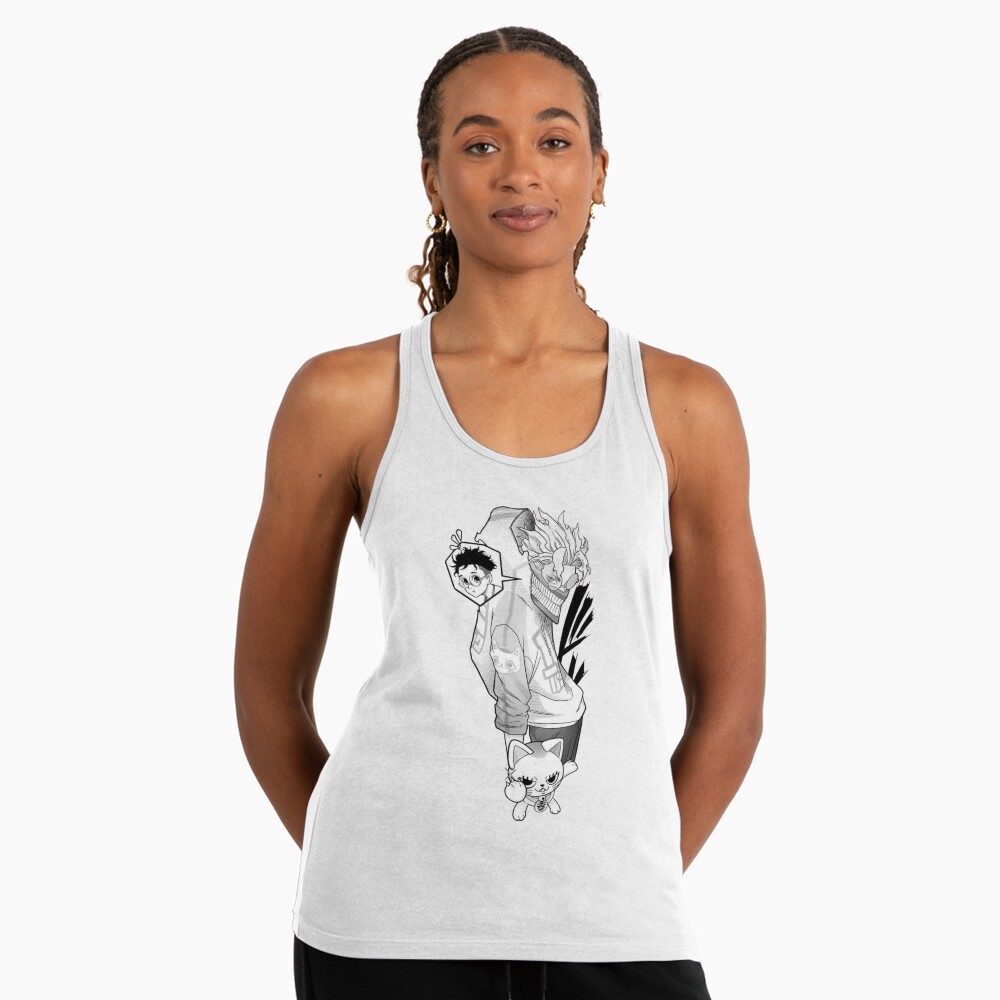 Vista previa del artículo con la obra «Camiseta con espalda nadadora», diseñado y vendido por thelovedread.