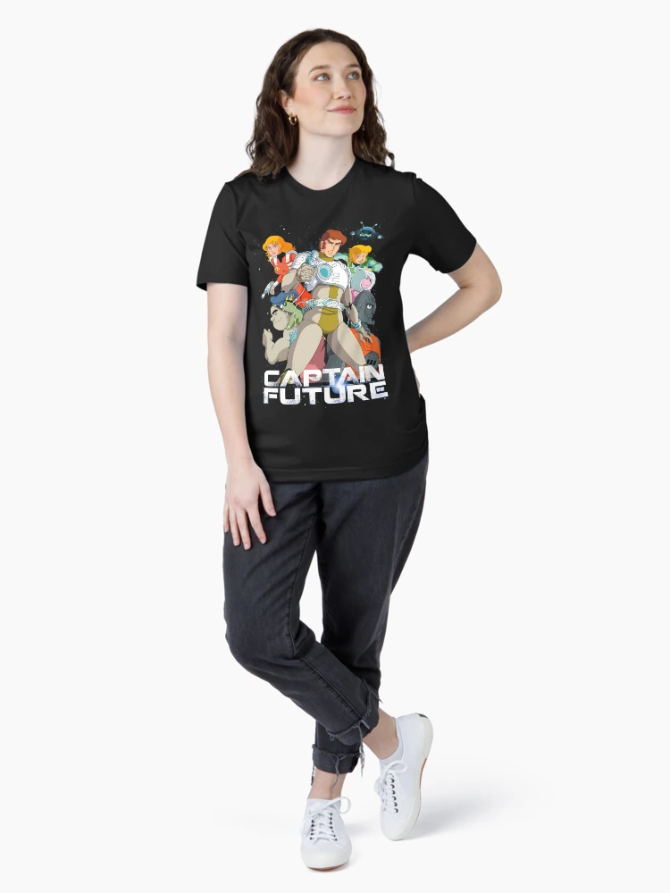 Aperçu 4 sur 7. T-shirt essentiel avec l'œuvre Captain Future, dessin animé rétro créée et vendue par grc23.