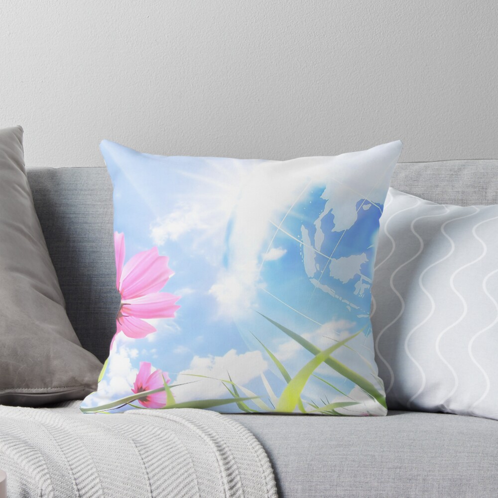 Item preview, Throw Pillow designed and sold by lilsnakeshop.