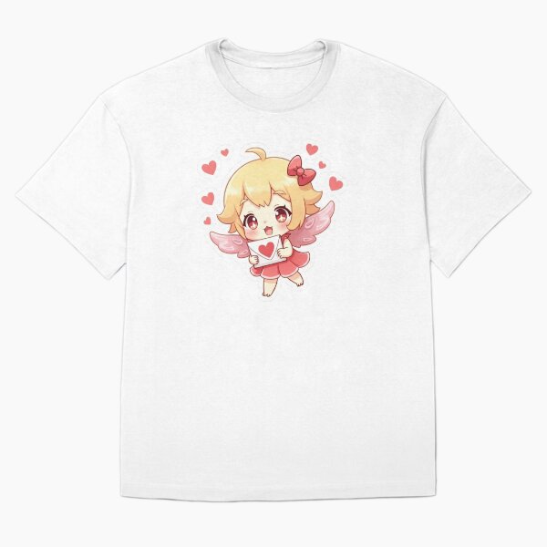 Aperçu de l'œuvre Mignonne fée chibi de la Saint-Valentin créée et vendue par ArtzyFlow.