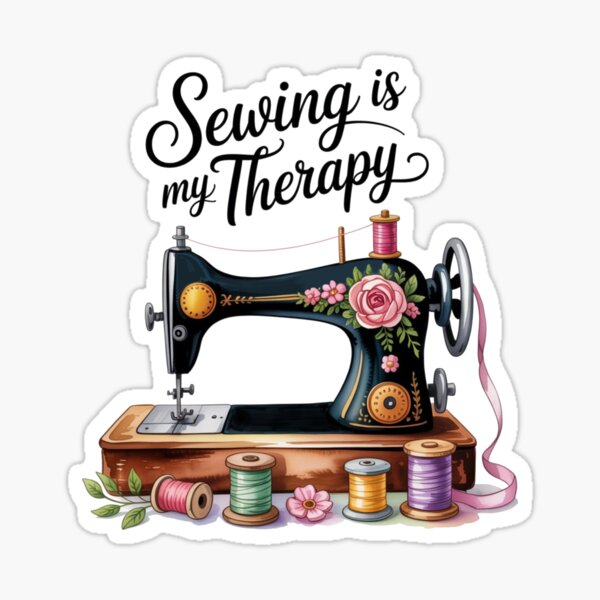 Item preview, Coser es mi terapia Me encanta coser designed and sold by AleksandraJac05.