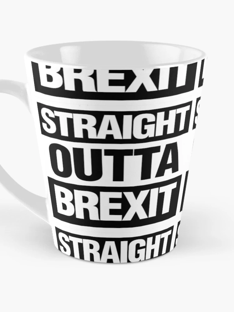 Imagen 3 de 4, Taza de café con la obra Straight Outta Brexit, diseñada y vendida por elhefe.