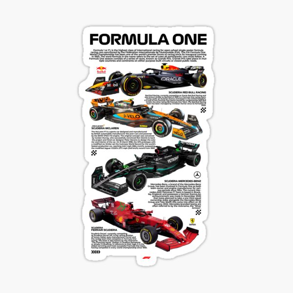 Artikelvorschau, Formel-1-Details entworfen und verkauft von Speed & Sport.