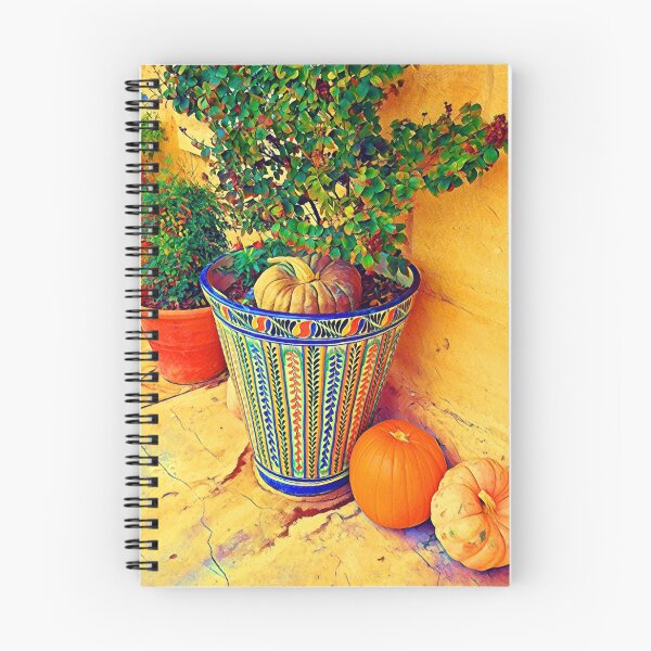 Item preview,  Talavera pot and pumpkins designed and sold by MarySchwindt.
