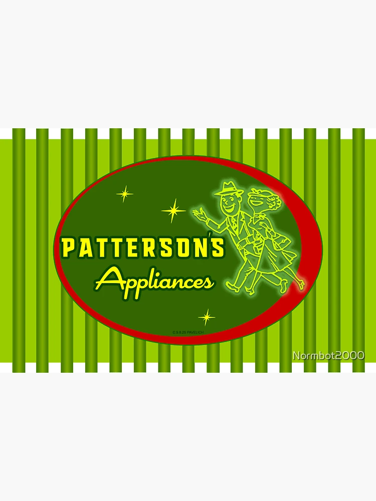 Imagen 3 de 3, Imán con la obra Electrodomésticos Patterson's Green, diseñada y vendida por Normbot2000.