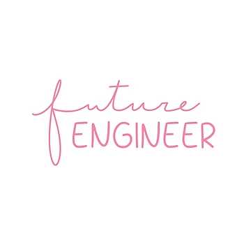 Artwork thumbnail, Future Engineer - Minimalist Aesthetic Quote Design by Nesstitches