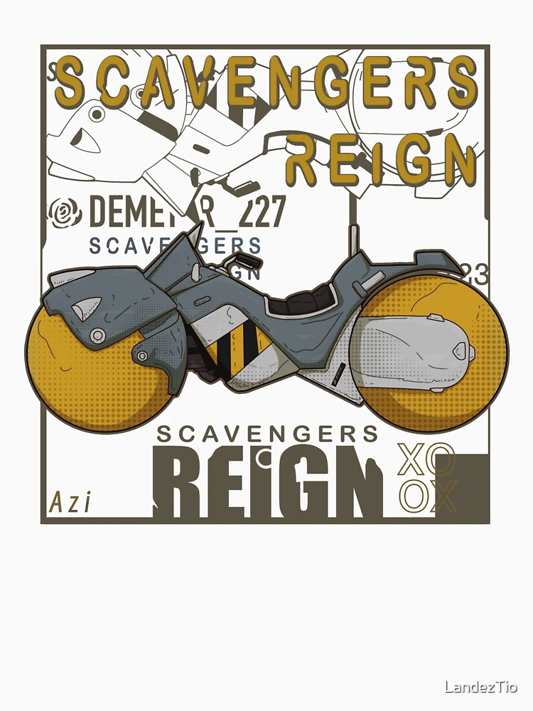 Thumbnail 7 von 7, Classic T-Shirt, Kopie von Scavengers Reign Azis Fahrrad designt und verkauft von LandezTio.