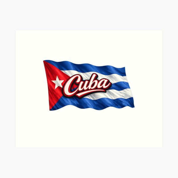 Aperçu de l'œuvre Drapeau cubain flottant – Fierté cubaine, symbole patriotique créée et vendue par GarnerSupplyCo.