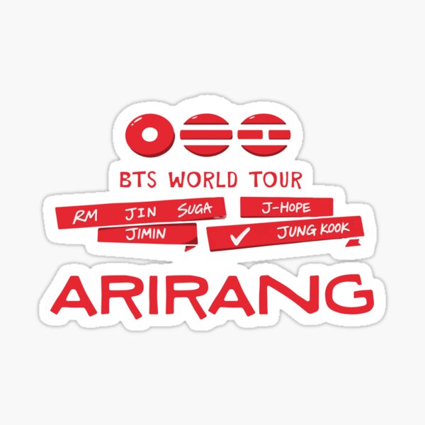 Item preview, Concierto de la gira mundial Arirang de BTS designed and sold by CatEra Studio.