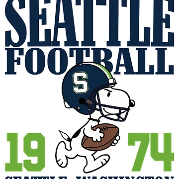Vorschaubild zum Design Seattle Seahawks Football Snoopy Parodie von GeeksArts