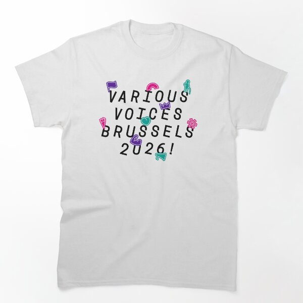 Item preview, Varias Voces 2026 (Logotipo) designed and sold by Various Voices Brussels 2026.