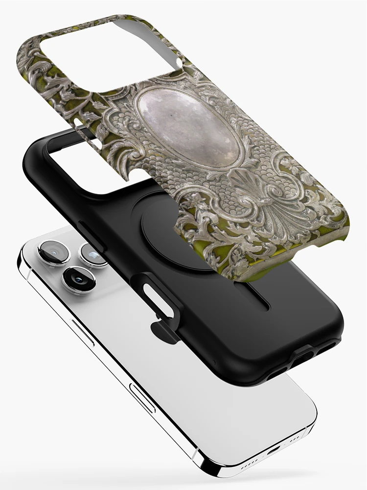 Imagen 2 de 4, Funda de iPhone con la obra Cubierta de libro antiguo de plata y terciopelo, Países Bajos c1705, diseñada y vendida por Classical Weasel.