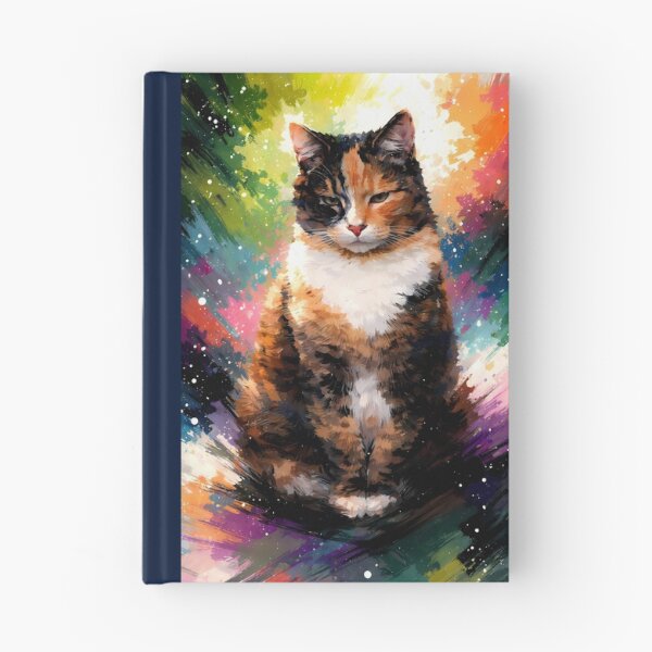 Item preview, Colorful Calico Cat Portrait designed and sold by cuprum.