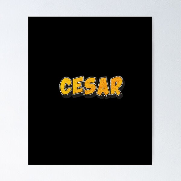 Aperçu de l'œuvre César personnalisé - Cadeau original et amusant pour hommes et garçons créée et vendue par Oussinc.