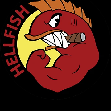 Artwork thumbnail, Flying Hellfish by Latrell Jennings