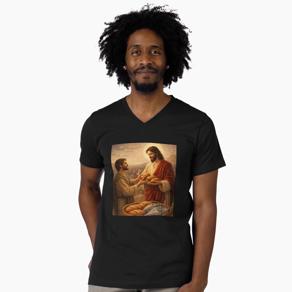 Item preview, V-Neck T-Shirt designed and sold by Obinne.