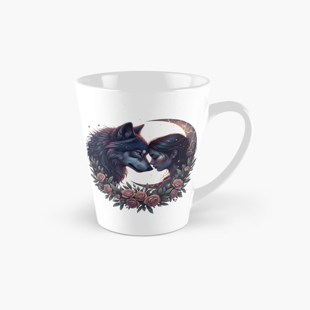 Vista previa del artículo con la obra «Taza cónica», diseñado y vendido por BARKAcreations.