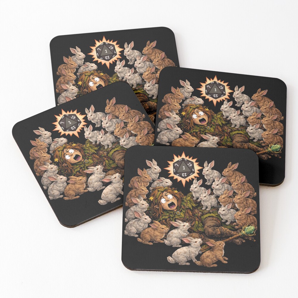 Item preview, Coasters (Set of 4) designed and sold by ChaosCultCreations.co.