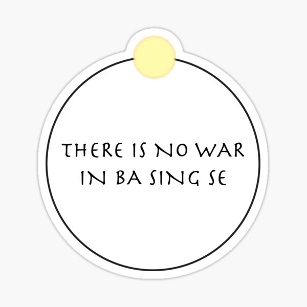 Aperçu de l'œuvre Il n'y a pas de guerre à Ba Sing Se créée et vendue par EASYProductions.