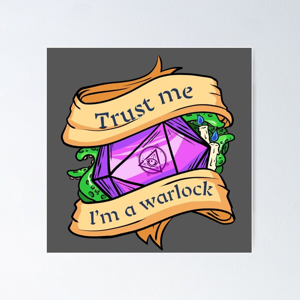 Item preview, Trust me, I'm a Warlock designed and sold by Leroinn.