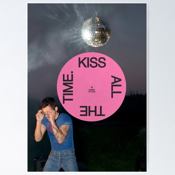 Aperçu de l'œuvre Embrasse tout le temps Harry Styles créée et vendue par artsy-gabs.