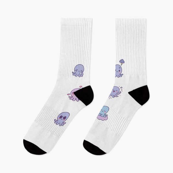 Item preview, Kawaii Octopus Mood Tracker - Cute Emotion Sticker Pack designed and sold by AliveStyle.