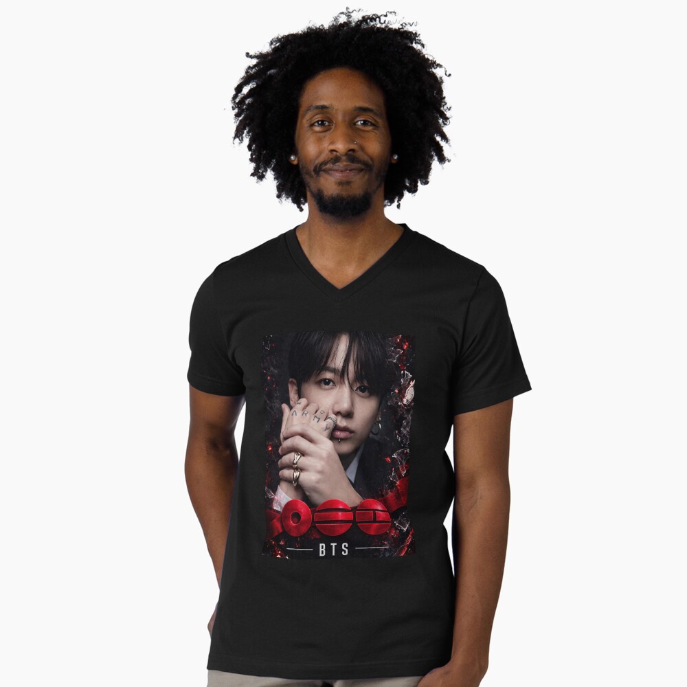 Vista previa del artículo con la obra «Camiseta de cuello en V», diseñado y vendido por brexastore.