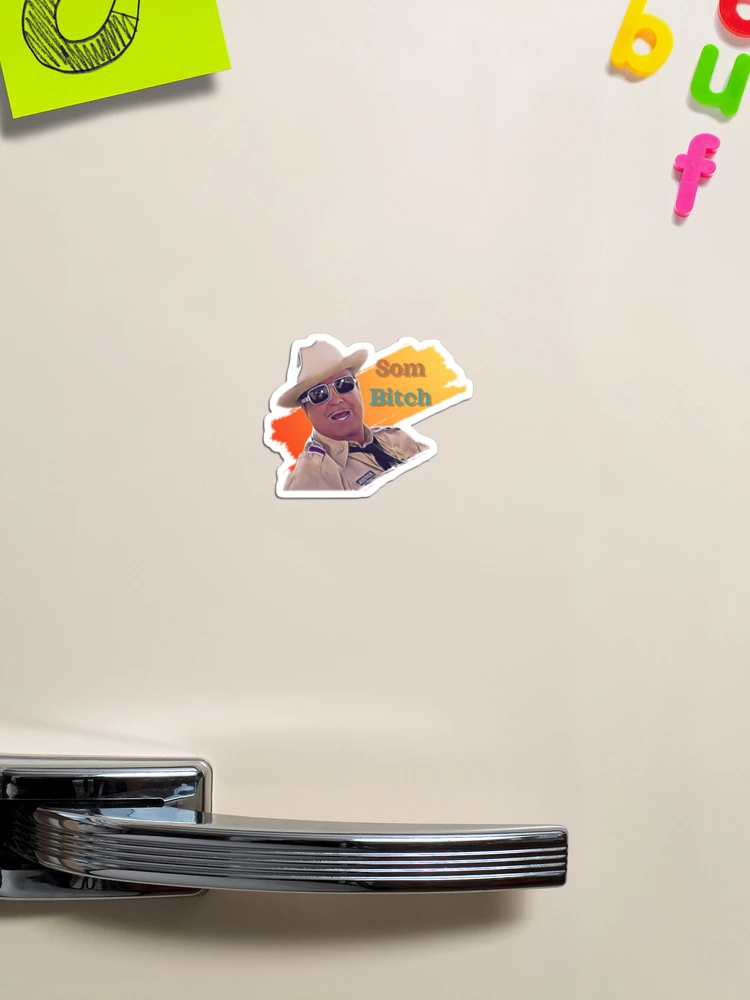 Aperçu 1 sur 3. Magnet avec l'œuvre Shérif Justice créée et vendue par GiggleandShirts.