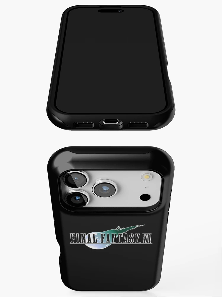 Aperçu 3 sur 4. Coque iPhone avec l'œuvre Logo de Final Fantasy 7 créée et vendue par VilmaWebe.