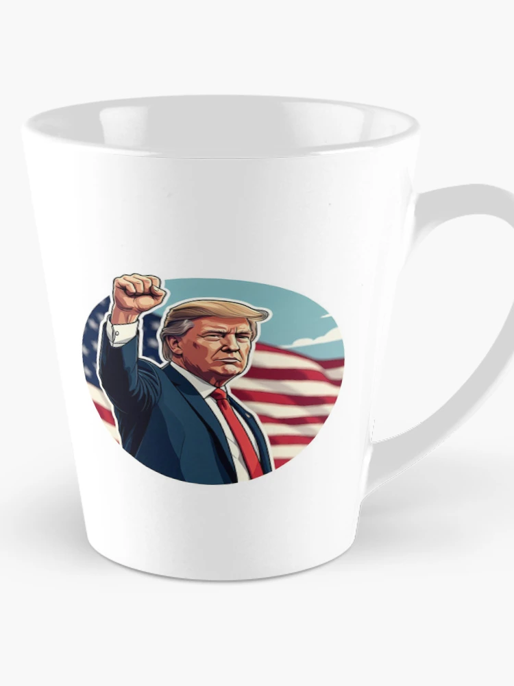 Thumbnail 1 von 4, Kaffeebecher, Donald Trump 2024 designt und verkauft von deelitt.