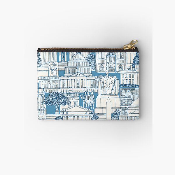 Item preview, Azul toile de Washington DC designed and sold by scrummy.