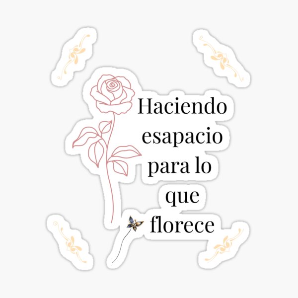 Item preview, Haciendo espacio para lo que florece - Minimalismo y Calma designed and sold by Daybeth.
