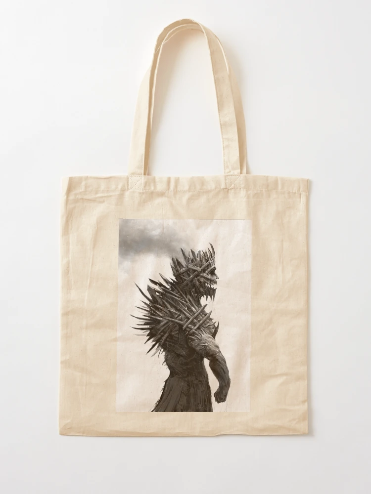 Imagen 2 de 5, Bolsa de tela con la obra EL REY MALDITO (2015) - Serie Mis Sombras de Austen Mengler, diseñada y vendida por The Art of Austen Mengler.