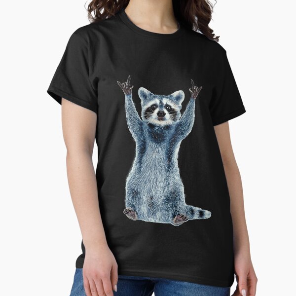Artikelvorschau, Waschbär-Shirt – Cooles Natur-Waschbär-T-Shirt, süßer Waschbär-Klassiker entworfen und verkauft von TeeARTHY.
