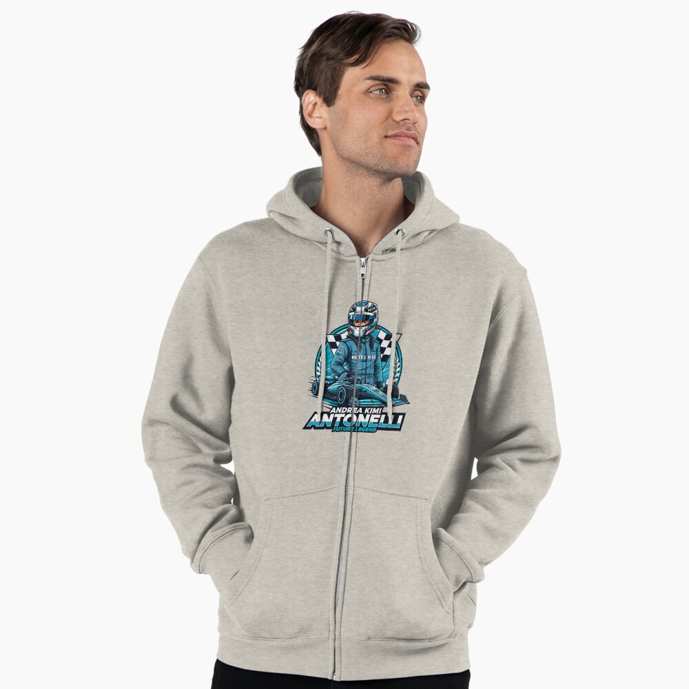 Vista previa del artículo con la obra «Sudadera con capucha y cremallera», diseñado y vendido por funeralbeat.