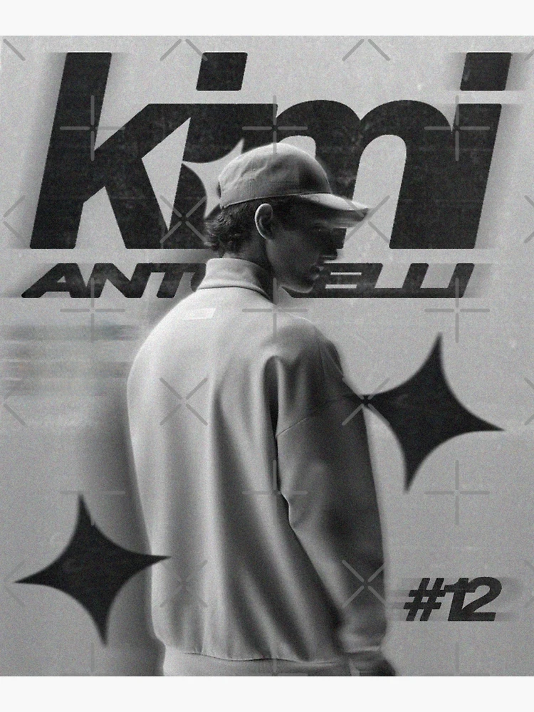 Imagen 3 de 3, Póster con la obra Kimi Antonelli, diseñada y vendida por funeralbeat.