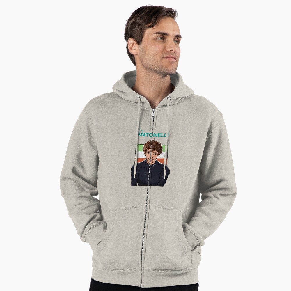 Vista previa del artículo con la obra «Sudadera con capucha y cremallera», diseñado y vendido por funeralbeat.