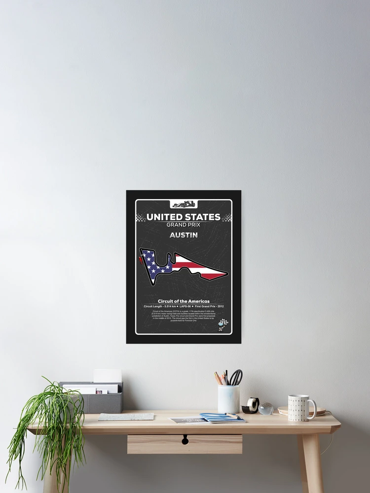 Thumbnail 2 of 3, Poster, USA Grand Prix designed and sold by Keyur44.