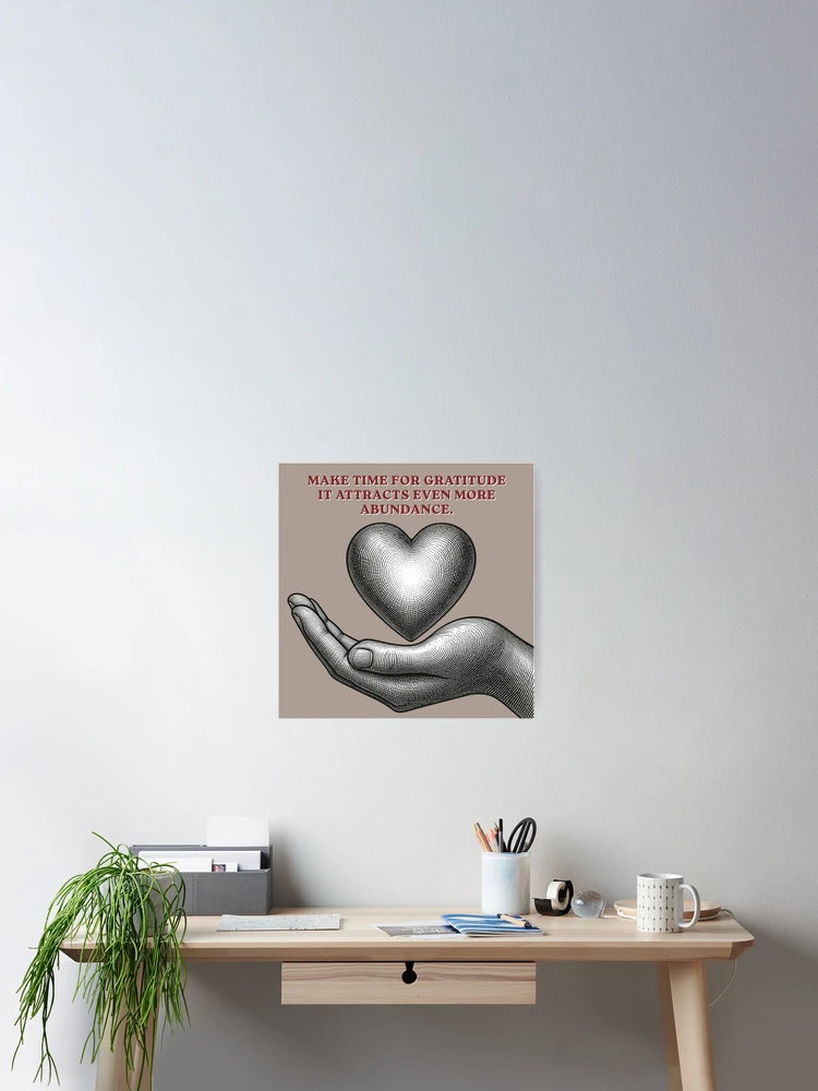 Thumbnail 2 of 3, Poster, Gratitude Time designed and sold by Creavatim .