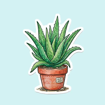 Artwork thumbnail, Aloe Vera Plant by ButterCreations