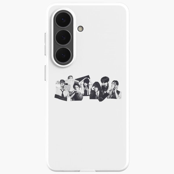 Item preview, BTS OT7 Arirang Collage - Aesthetic Monochrome Portrait designed and sold by moamaxshop.