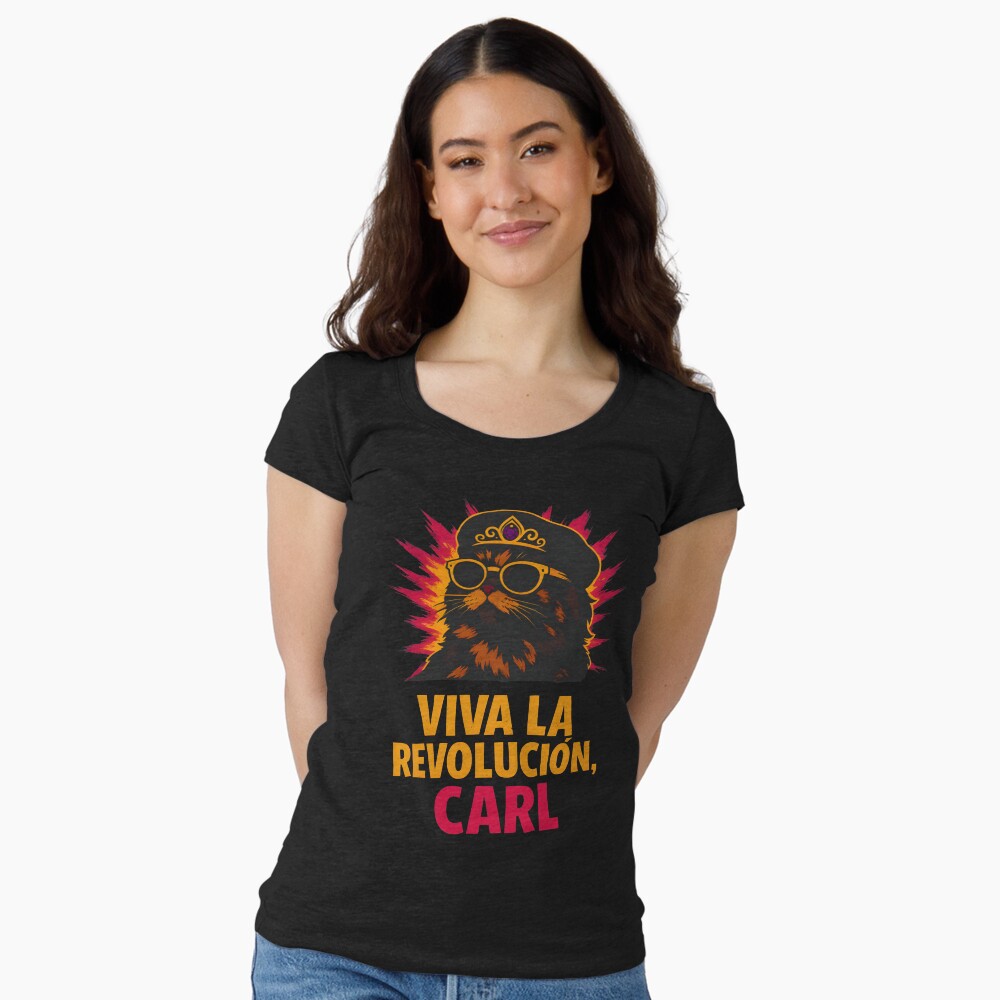 Aperçu de l'œuvre T-shirt échancré créée et vendue par BingyBongoArt.