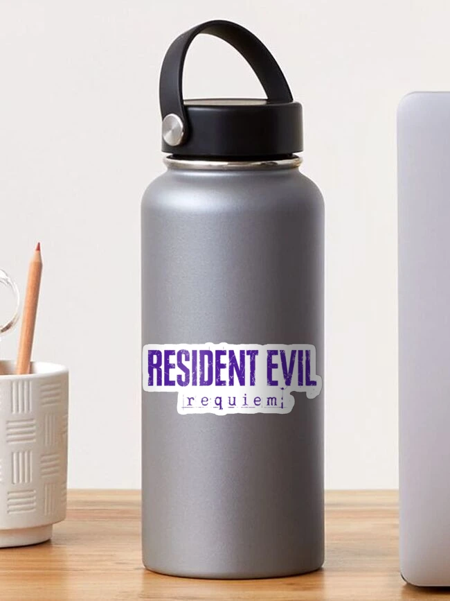 Aperçu 1 sur 3. Sticker avec l'œuvre Resident Evil Requiem violet créée et vendue par Green Sama.
