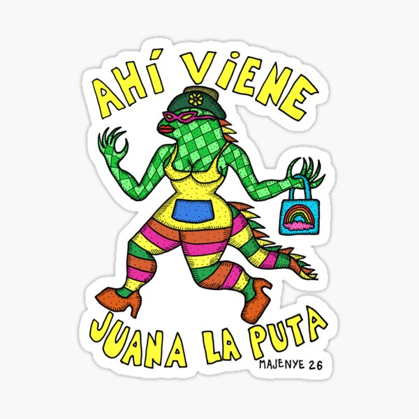 Item preview, Juana la Puta designed and sold by Carlos Luis Sánchez Becerra.