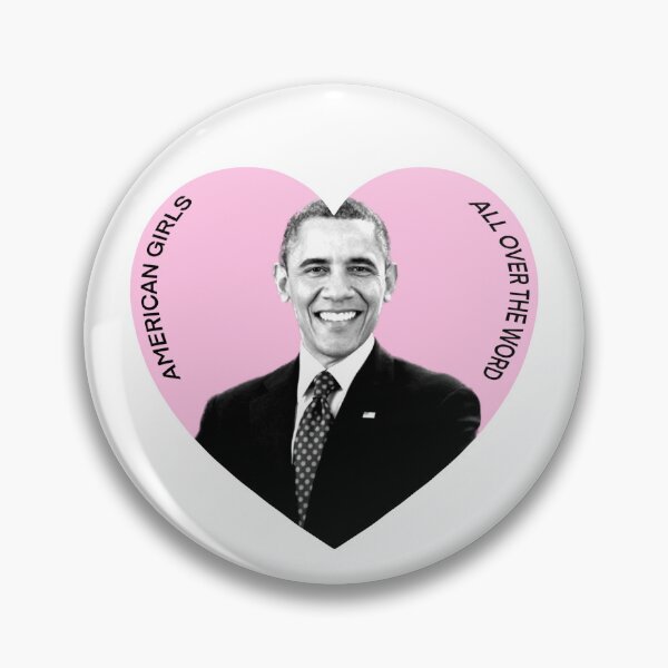 Aperçu de l'œuvre Cœur d'Obama pour les filles américaines créée et vendue par vandaziba.