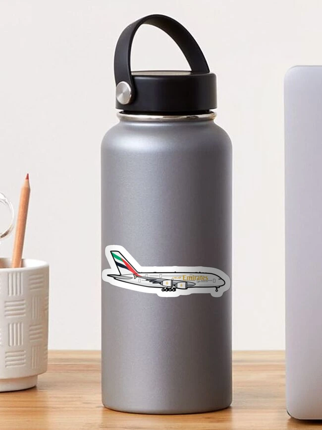 Thumbnail 1 of 3, Sticker, Emirates Airbus A380 designed and sold by PilotDecals.