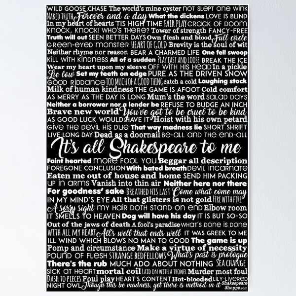 Item preview, Todo es Shakespeare para mí (versión Light) designed and sold by Styled Vintage.