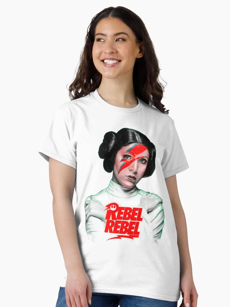 Thumbnail 3 of 7, Classic T-Shirt, Rebel Princess - Parody - Red Edition designed and sold by HardDraw.