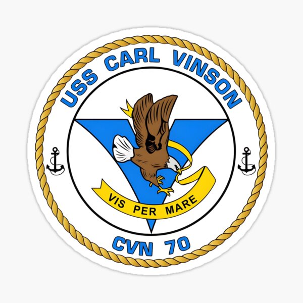 Artikelvorschau, Offizielles Schiffssiegel der USS Carl Vinson (CVN 70) entworfen und verkauft von CharlieDesings.